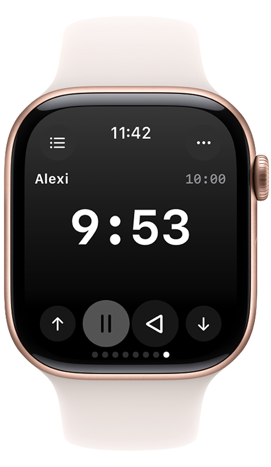 Fin on Apple Watch